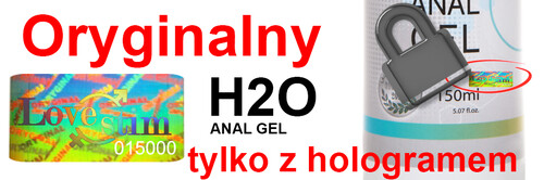ORYGINALNY H2O ANAL GEL 150ml